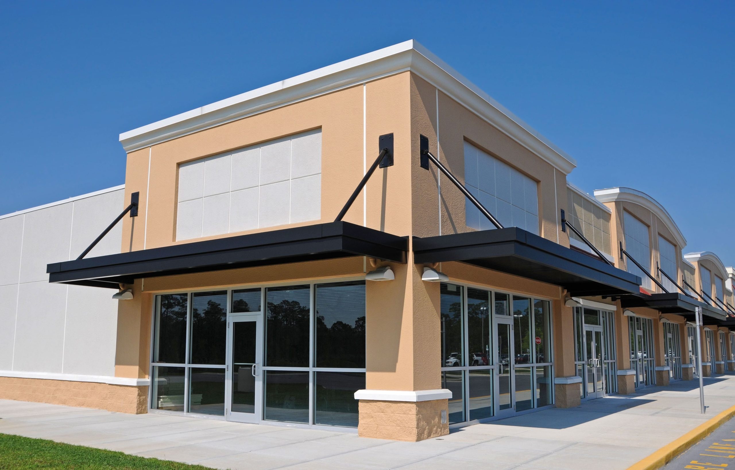 Durable commercial awning installation in Lehigh Valley